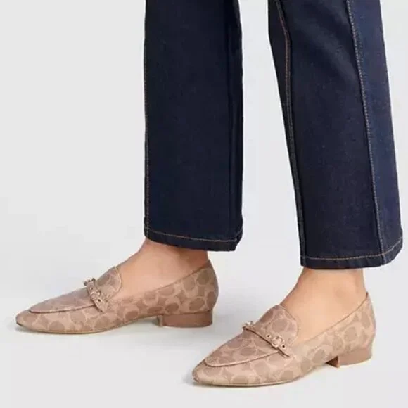 Coach Tan Loafers - Picture 2 of 8